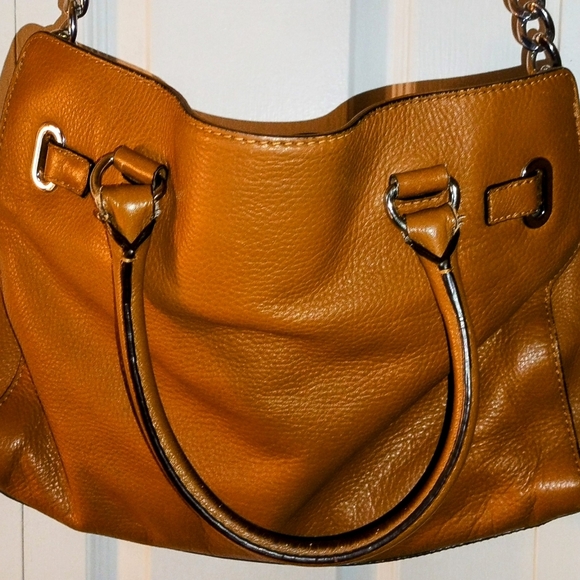 Michael Kors Medium Large Leather Hamilton Bag Brown Satchel With wallet. - Picture 8 of 17